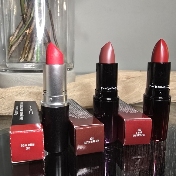 Mac Cosmetics 3 Piece Lipstick Set - Picture 6 of 6